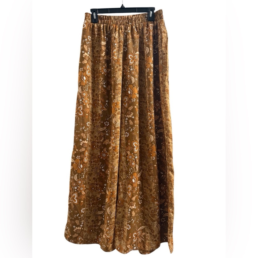 🆕 Mittoshop Floral Wide Leg Pants Size Large